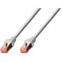 Digitus - DIGITUS Patchkabel Cat6 S/FTP 2xRJ45 1.5m grau Hebelschutz