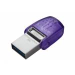 Kingston - USB-Stick DataTraveler microDuo 3C - USB 3.2 Gen 1 (3.1 Gen 1) - 128 GB - Blau