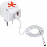 Skross - Euro USB Charger AC65PD + USB-C cable USB-Ladegert 65 W Innenbereich, Steckdose Ausgangsstrom (max.) 4.05 A Anzahl Ausg&au