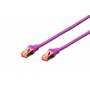 Digitus - DIGITUS CAT 6 S/FTP Patchkabel, 2m, violet