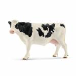 Schleich Tier (pgr Grau) Sort. (13797) - Farm World Kuh Schwarzbunt, Spielfigur
