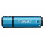 Kingston - Kingston Technology IronKey Vault Privacy 50 USB flash drive 16 GB USB Type-A 3.2 Gen 1 (3.1 Gen 1) Blue
