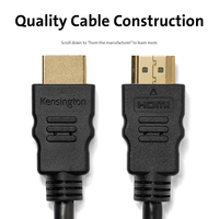 Kensington High Speed Hdmi Kabel Mit Ethernet, Lnge 1,  3