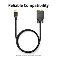 Kensington Adapterkabel Displayport 1.2(m) Auf Vga(m), Passiv 6