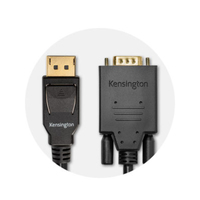 Kensington Adapterkabel Displayport 1.2(m) Auf Vga(m), Passiv 18
