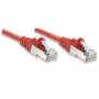 Intellinet - INTELLINET Patchkabel RJ45 SF/UTP Cat5e 7.5m Hebelschutz rot