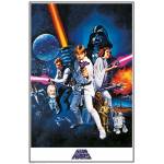 Multi-colour Star Wars A New Hope One Sheet Maxi Poster - Star Wars a New Hope One Sheet Maxi Poster, Multi-colour