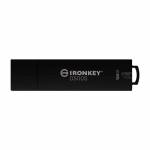 Kingston - Kingston Technology Ironkey D500s Usb Flash Drive 128 Gb Usb Type-a 3.2 Gen 1 (3.1 Gen 1) Black