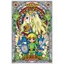 Legend Of Zelda Poster Pack Stained Glass 61 X 91 Cm - Legend Of Zelda Poster Pack Stained Glass 61 X 91 Cm