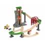 Brio - World Groes Lagerhaus-Set mit Aufzug, Spielgebude