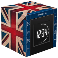 Radio Clock Projection Uk Flag 2