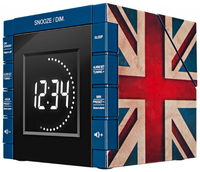 Radio Clock Projection Uk Flag 4