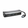 Kensington - KENSINGTON UA3000E USB 3.0 to Ethernet Adapter with USB Hub (K33982WW)