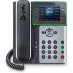 Hp -Poly - Edge E300 - IP-Telefon - Schwarz - Kabelgebundenes Mobilteil - 8 Zeilen - IPS - 8,89 cm (3.5) (82M92AA)