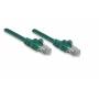 Intellinet - INTELLINET Patchkabel RJ45 U/UTP Cat6 0.50m Hebelschutz grn