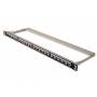 Digitus - DIGITUS Patchpanel 0,5HE 24-Port Modular geschirmt schwarz