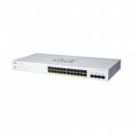Cisco - Cisco CBS220-24FP-4G Gestionado L2 Gigabit Ethernet (10/100/1000) Energa sobre Ethernet (PoE) Blanco