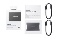 Ssd 1tb Samsung Portable Ssd T7 Usb3.2 Gen.2 Titan Grey 3