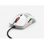 GLORIOUS - PC Gaming Race Model O- Maus USB Typ-A Optisch 3200 DPI rechts (GOM-WHITE)
