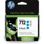 Hp - HP 712 3x Cyan Tintenpatrone [EURO-Version]