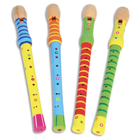 Bontempi 31 3010 - Flauto In Legno Colori E Disegni Assortit 1