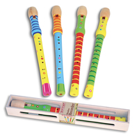 Bontempi 31 3010 - Flauto In Legno Colori E Disegni Assortit 2