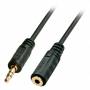 Lindy - Lindy 35654 5m 3.5mm 3.5mm Black audio cable