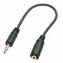 08 Lindy Premium -Audio-adapter -0 Mm -Mini-phone Stereo - LINDY Audioadapterkabel 3.5mm/2.5mm M/F 20cm