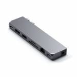 Satechi - Pro Hub Max - Dockingstation - USB-C x 2 - HDMI, USB4 - GigE