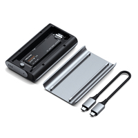 Satechi - Satechi USB4 NVMe SSD Pro SSD enclosure Grey, Transparent 