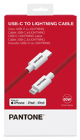 Pantone Usbc-light Cable Red 1