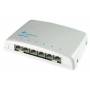 Telegrtner - Mini-Verteiler MPD6-HS K Cat.6A - Patch Panel - Lichtgrau, RAL 7035 - 6 Ports - geschirmt