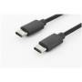 Digitus - DIGITUS USB 2.0 Anschlusskabel Typ C -C St/St 1.0m, sw