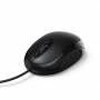 Hama - MC-100 - Maus - optisch - 3 Tasten - kabelgebunden - USB - Schwarz