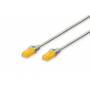 Digitus - DIGITUS Patchkabel RJ45 U/UTP Cat6A 3.00m grau m. Hebelschu Polybeutel