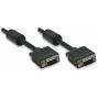 Manhattan - MANHATTAN SVGA Kabel HD15 St/St 15.0m Ferritkern schwarz