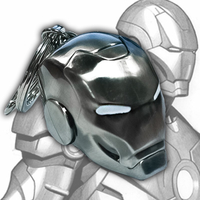 Semic Distribution Iron Man Helmet Mark Ii Keyring Stainless 1