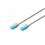 Digitus - DIGITUS CAT 6A U/UTP Patchkabel, 0,5m, grau