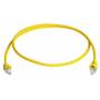 Telegrtner - Telegartner MP8 FS 500 - Patch-Kabel - RJ-45 (M) - RJ-45 (M) - 25cm - SFTP - CAT 6a - verseilt, mit Knickschutz - Gelb (L00000A0
