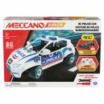 Giocattolo - Meccano JUNIOR - POLICE - Kit de construccin de coche de polica por control remoto con maletero y herramientas reales, kit construccion de maqueta de juguete - 6064177 - Juguetes Nios 5 aos +