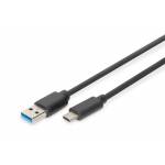 Digitus - DIGITUS USB 3.0 连接电缆 C-A 插头/st 1.0m，黑色