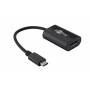 Wentronic - Goobay 38530 Kabelschnittstellen-/adapter USB-C DisplayPort Schwarz (38530)