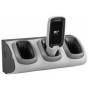 Zebra - Solutions MC18 3-SLOT HD LOCKING CRADLE High Density (HD) LOCKING 3-Slot Charging Cradle (Display facing out). Requires PWRS-140
