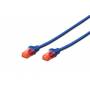 Digitus - DIGITUS Patchkabel Cat6 U/UTP 2xRJ45 3.0m blau LSZH