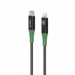 Microconnect - Microconnect MC-SMART USB C-L-1 cable de conector Lightning 1 m Negro, Verde