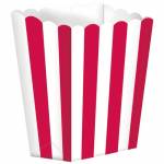 Amscan - Amscan: Favor Box Ppcorn Sm Apl Red Q
