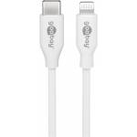 Wentronic - Goobay USB-C? Lade- und Synchronisationskabel, 0.5 m, Wei - MFi-Kabel fr Apple iPhone/iPad Wei (39444)