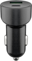 Wentronic - Goobay 39908 Ladegert fr Mobilgerte Smartphone - Tablets Schwarz Zigarettenanznder Schnellladung Auto (3