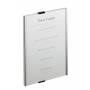 Durable - DURABLE Trschild A4 Info Sign 210x297mm metallic silber