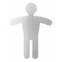 Durable - DURABLE PICTO WC-Symbol: Herren (HxB)120x91mm silber